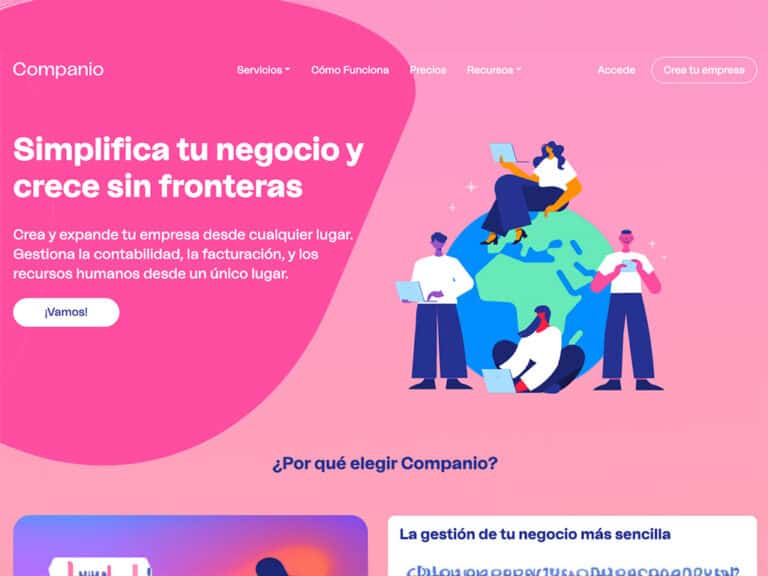 Pagina web companio