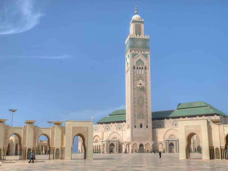 Seguro de viaje a Marruecos para visitar la Mezquita de Casablanca