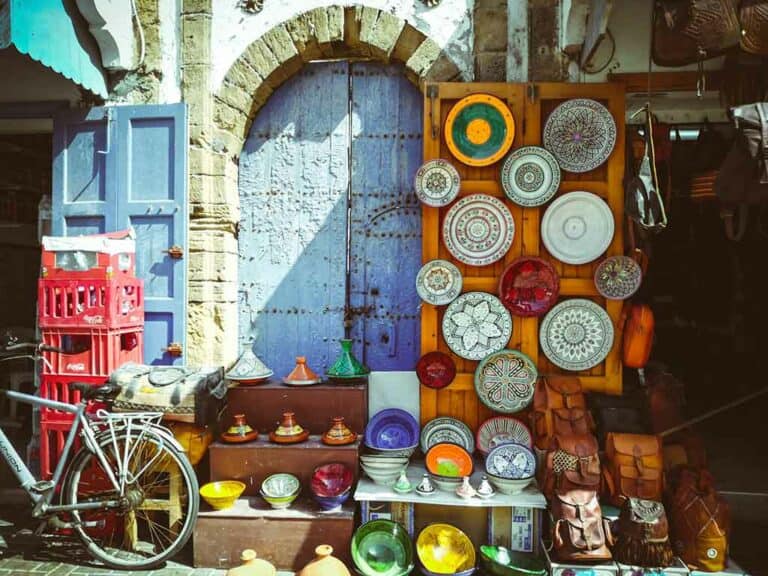 Seguro de viaje a Marruecos para visitar un Zoco