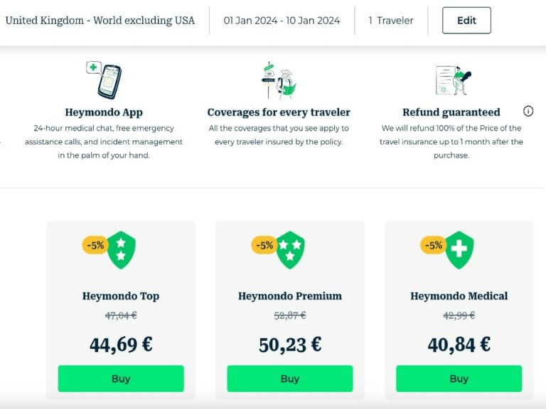Heymondo Discount - 5% to 15% OFF in 2025 5