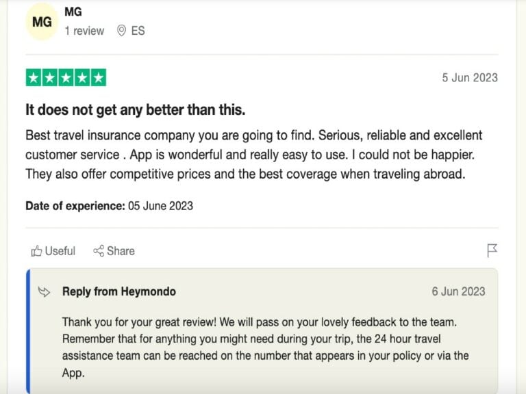 Heymondo Insurance Review 2025: Coverage, Prices, and Opinions 3