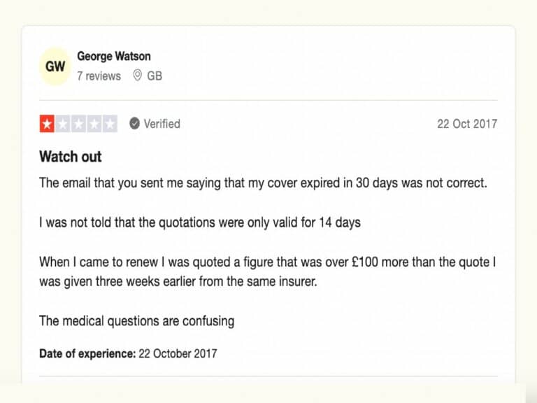 medical travel insurance trustpilot review 3