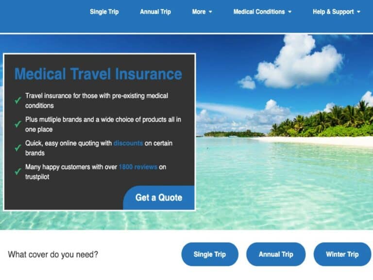 medical travel insurance uk home